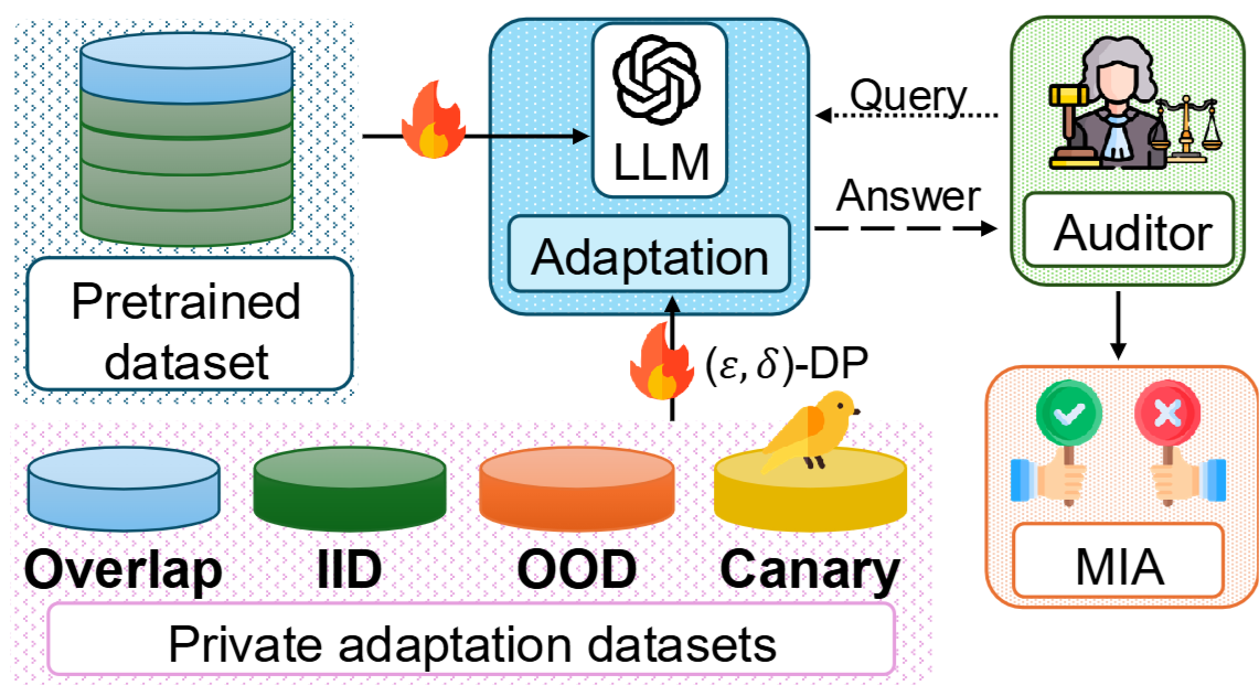 Representative image for Benchmarking Empirical Privacy Protection for Adaptations of Large Language Models